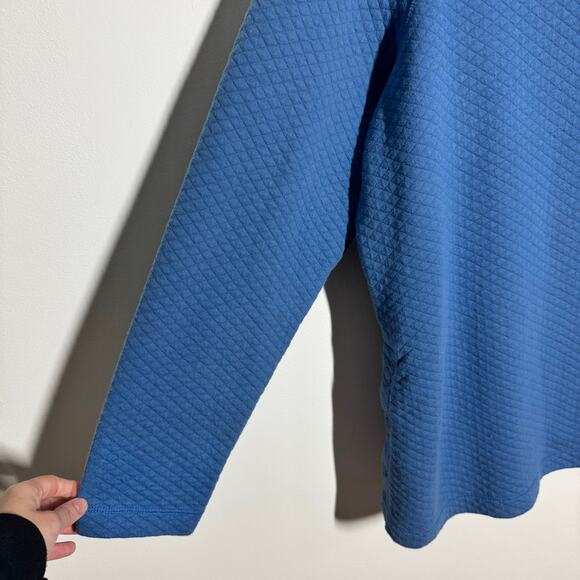 L.L.Bean Softlight Quilted Sweater Women 1X Plus Size Funnel Neck Gorpcore Cozy - Picture 4 of 10